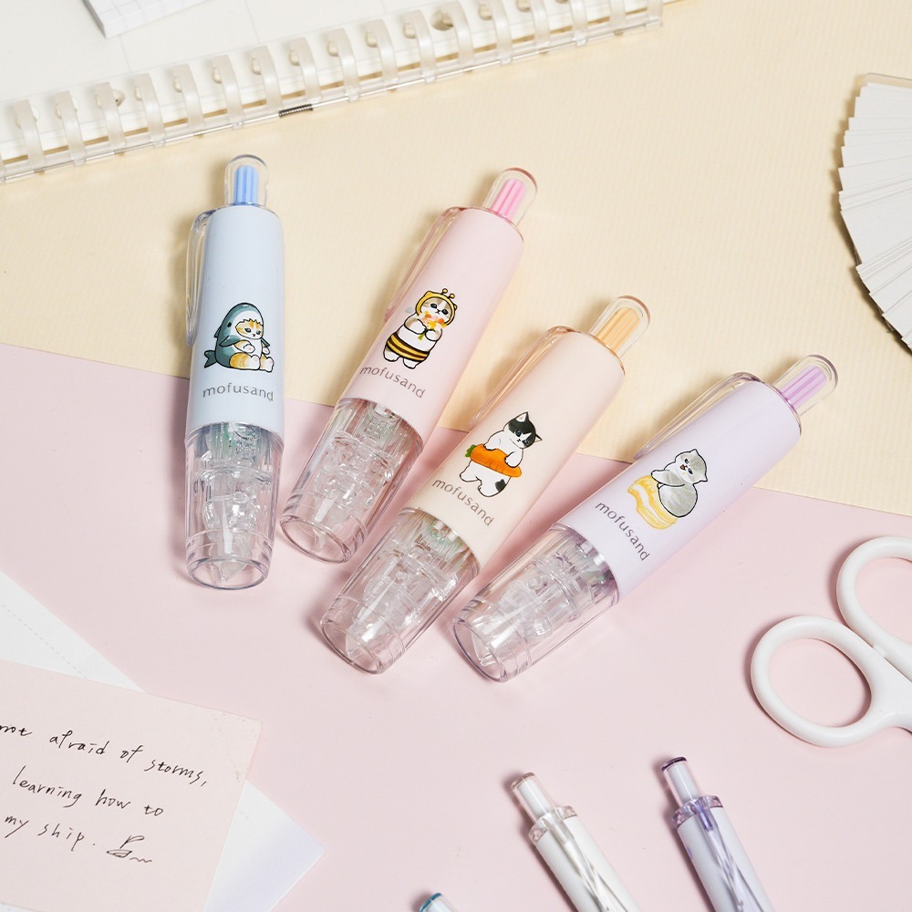 ｜買到吃手手｜歐文 QSR-506 貓福珊迪修正帶 立可帶 oval mofusand-細節圖2