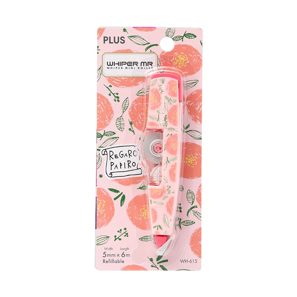 ｜買到吃手手｜ 普樂士 【限量】包裝紙系列~MR智慧型滾輪修正帶 PLUS-規格圖2