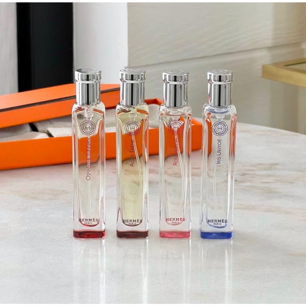 現貨🌟🫧Hermès愛馬仕🇫🇷玫瑰花道淡香水 15ml IKEBANA（附贈布套 無外盒）🫧-細節圖6