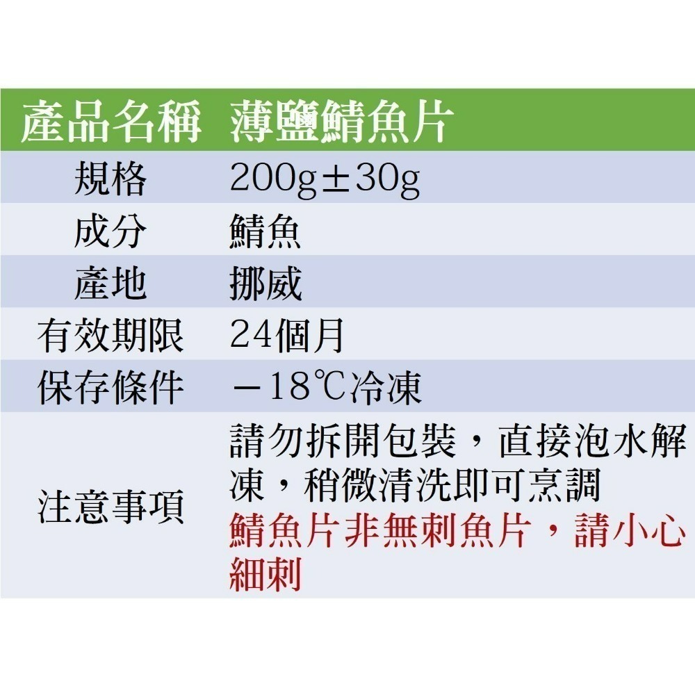 [丸碧水產] 挪威 薄鹽鯖魚片 200g/入 薄鹽鯖魚 挪威鯖魚 氣炸-細節圖4