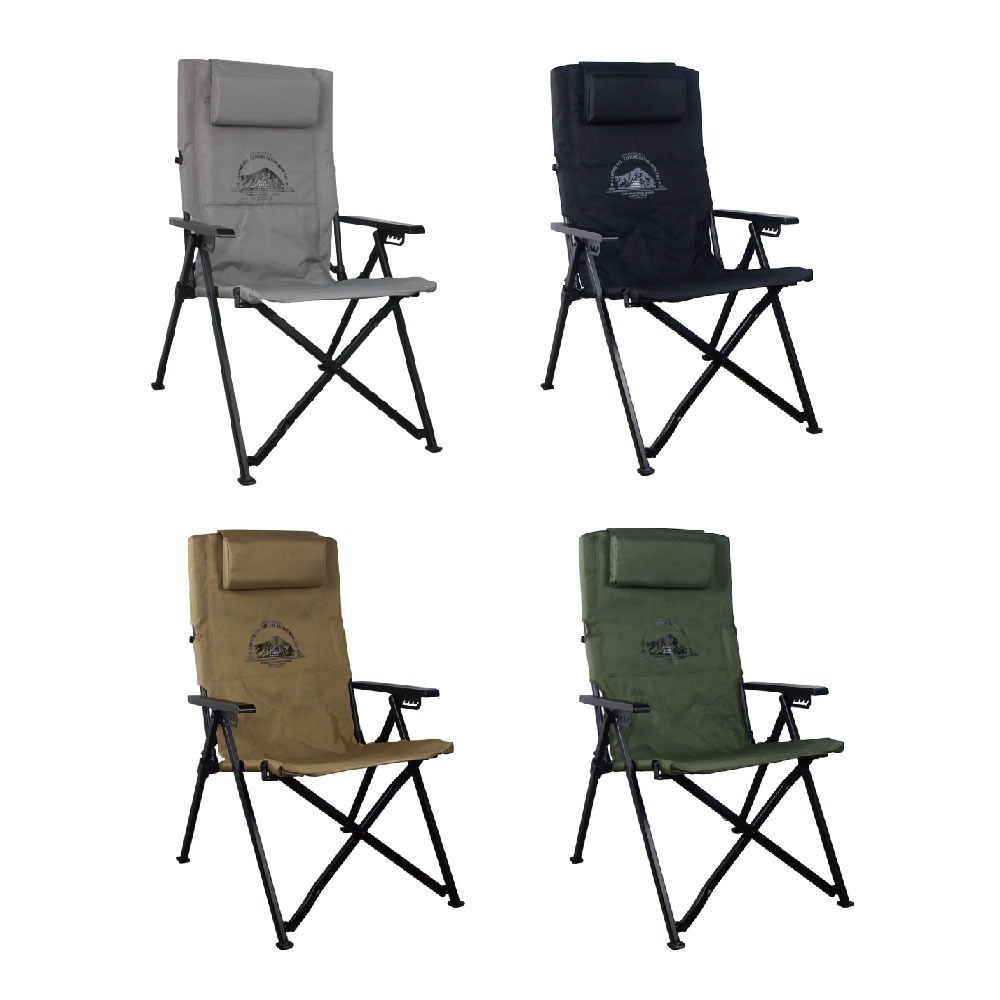 野樂 Camping Ace 黑森戰術六段椅 ARC-8T 大川椅 六段椅 露營椅 折疊椅-細節圖2