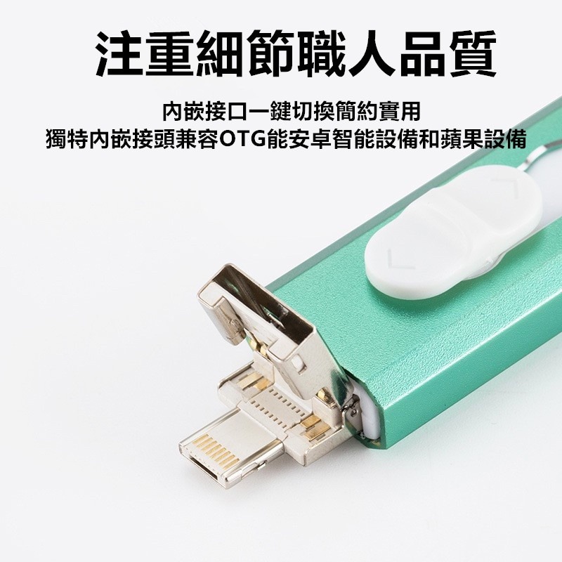 台灣現貨 口袋相簿手機隨身碟 OTG iPhone 四合一隨身碟 支援 蘋果 電腦 安卓 Type-C-細節圖5