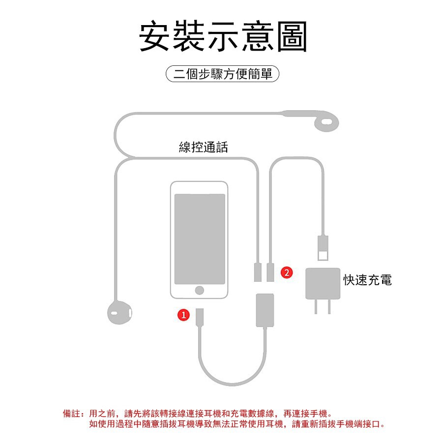 【QIUPAPA】雙Lightning 轉接 轉接線 I8 I7 四合一 IPhone 一轉二 3合1 轉接頭-細節圖4