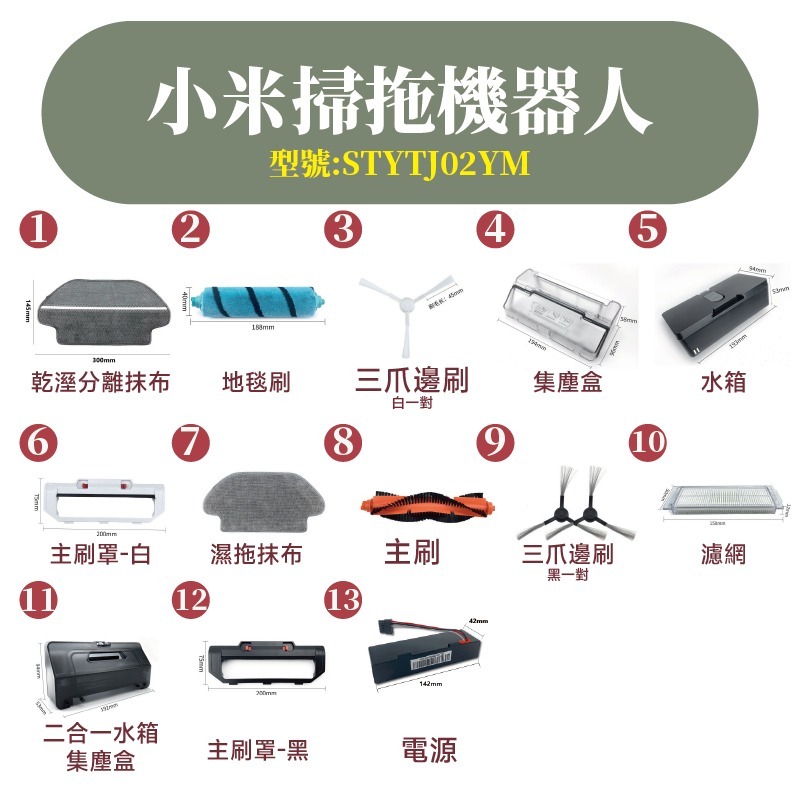 小米 米家掃拖機器人電池 INR18650 LDS 掃地機器人2800mAh 二代 STYTJ02YM-細節圖2