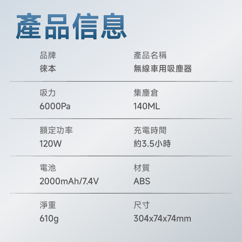 【QIUPAPA】無線手持車用吸塵器 手持吸塵器 無線吸塵器 車用吸塵器無線 小型吸塵器 小鋼炮吸塵器 汽車吸塵器-細節圖9