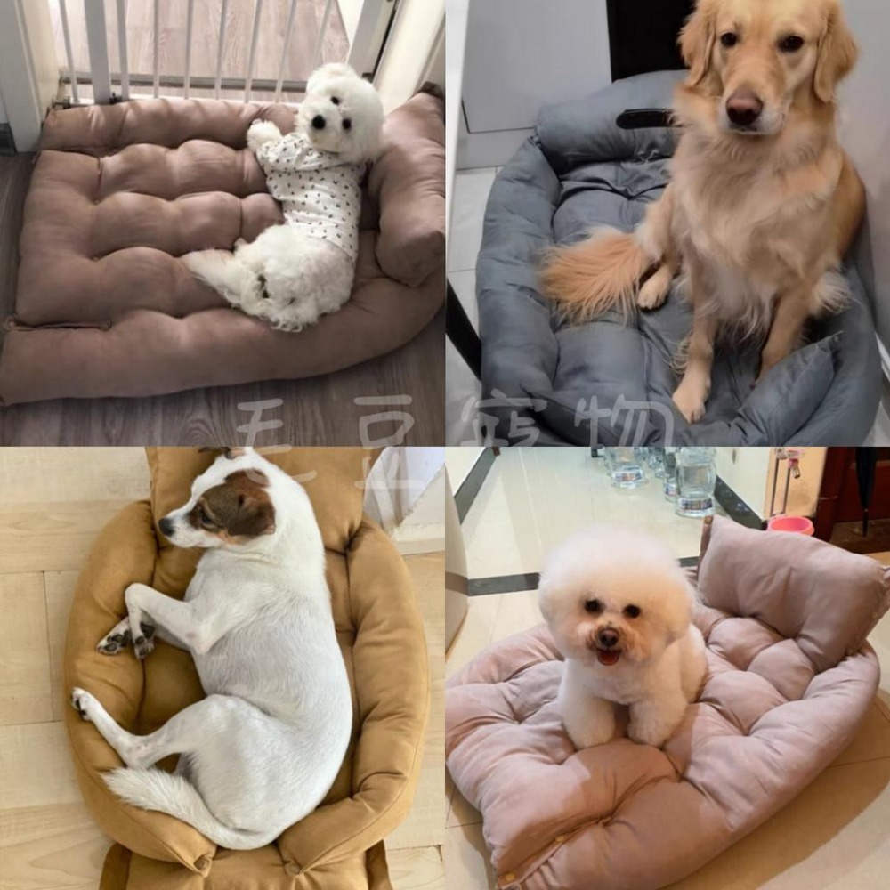 12H出貨 高顏質寵物床 寵物沙發床 狗窩貓窩 深度睡眠 寵物沙發 四季寵物床 寵物睡墊 多功能睡窩-細節圖6