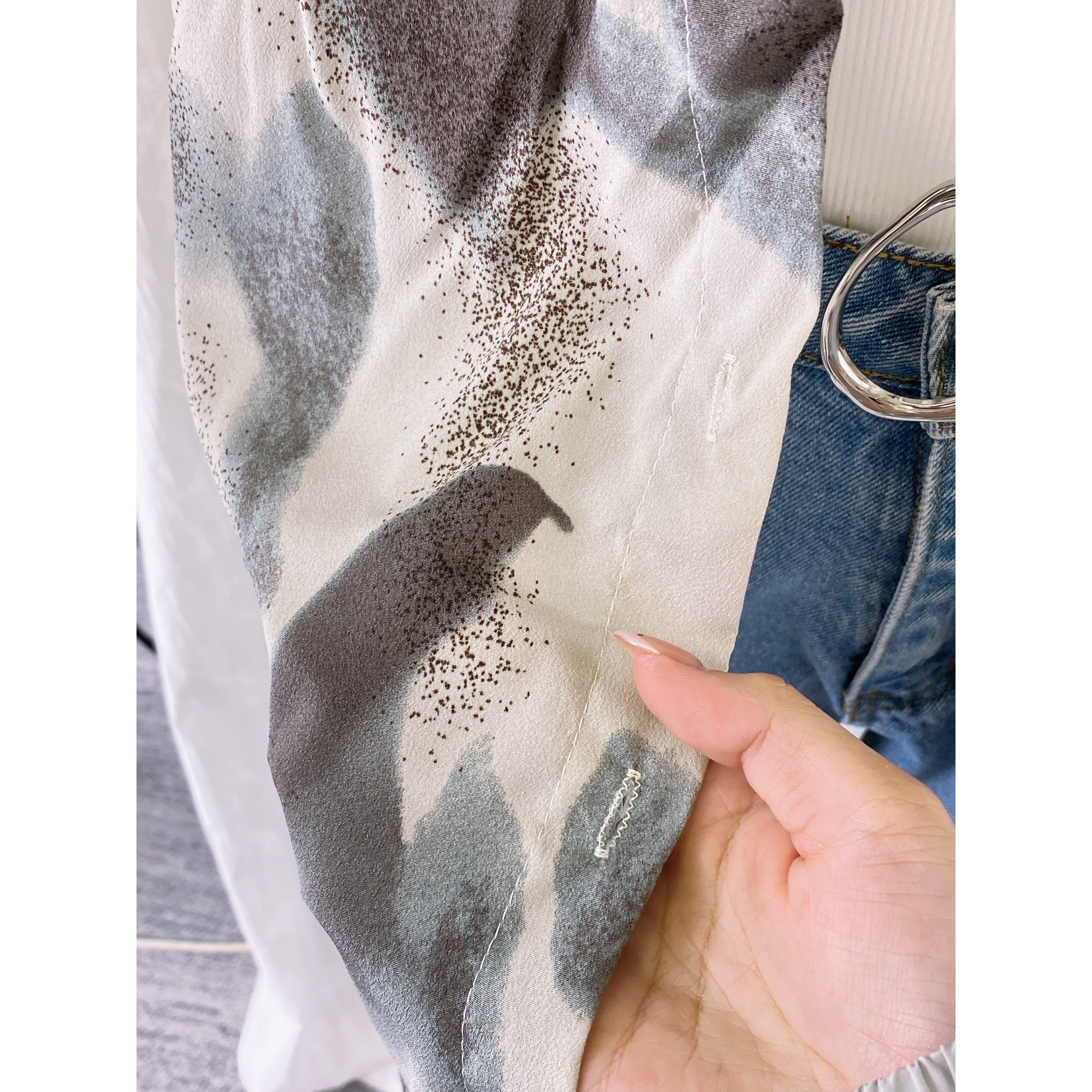 040（全新實拍）不撞衫的花襯衫-細節圖4