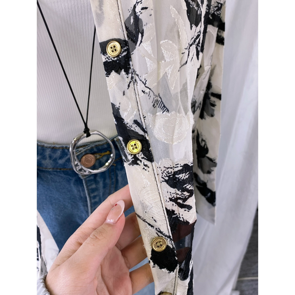 012（全新實拍）不撞衫的花襯衫-細節圖9