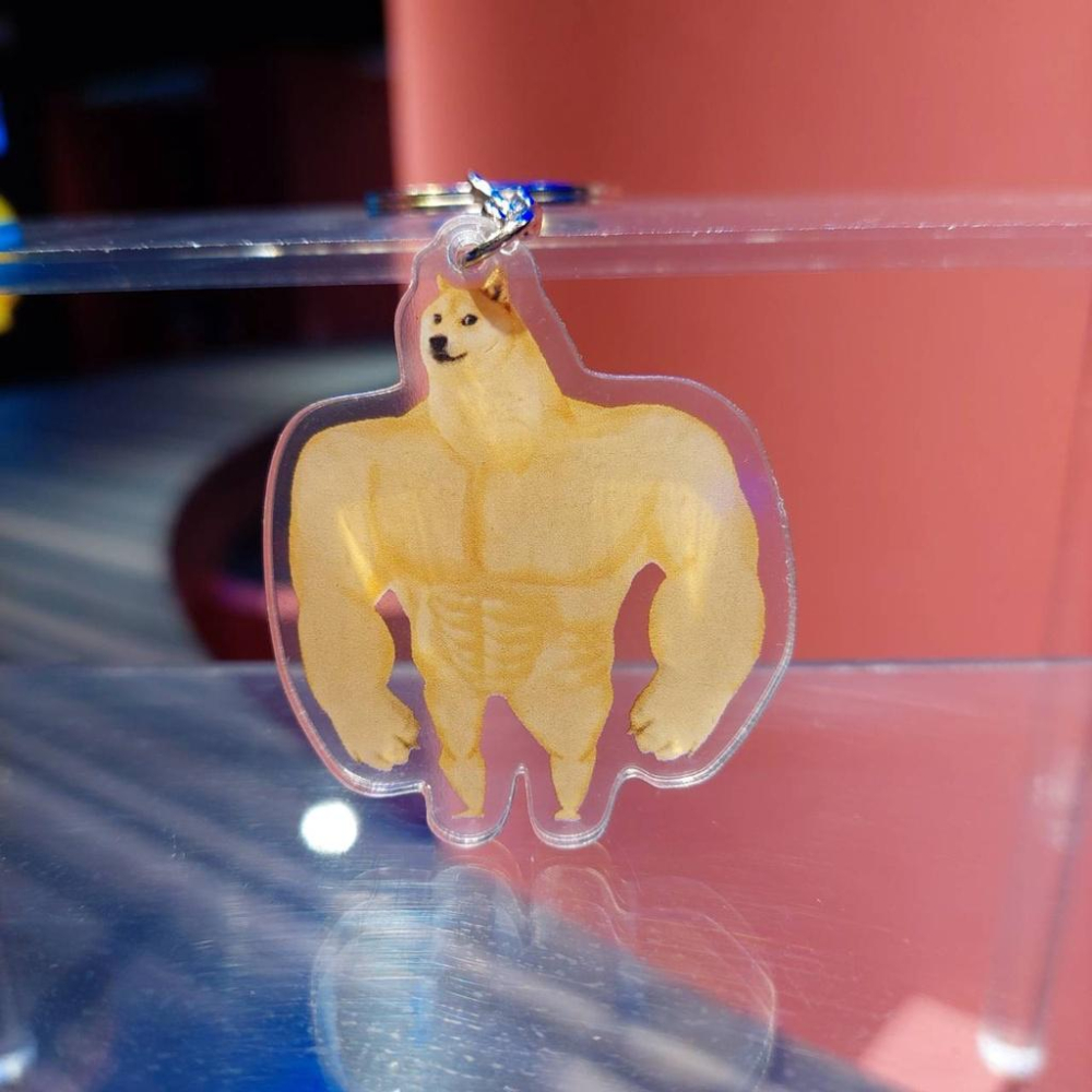 【怪寶貝】🔥迷因柴犬🔥 迷因狗 迷因吊飾 壓克力吊飾 迷因 POP貓 奇怪的知識增加了 迷因文化-細節圖7