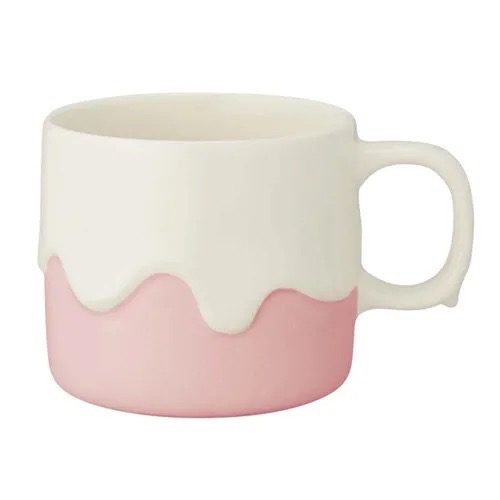 預購 🇯🇵日本進口 DECOLE蛋糕杯3入組/草莓蛋糕馬克杯-粉 產地：泰國-細節圖2