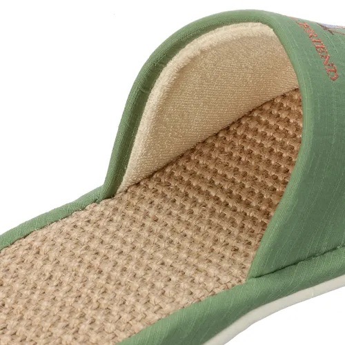 預購 🇯🇵 日本進口 男士麻中室內拖鞋 日本製  /亞麻鞋墊室內拖鞋 居家拖鞋-細節圖3