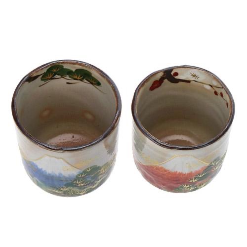 預購 🇯🇵 日本進口  清水燒 吉祥富士茶杯組-細節圖3