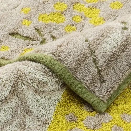 預購 🇯🇵日本進口 NATURA FABBRICA浴巾-花 100%純棉 產地：越南-細節圖4