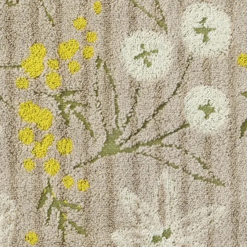 預購 🇯🇵日本進口 NATURA FABBRICA浴巾-花 100%純棉 產地：越南-細節圖5