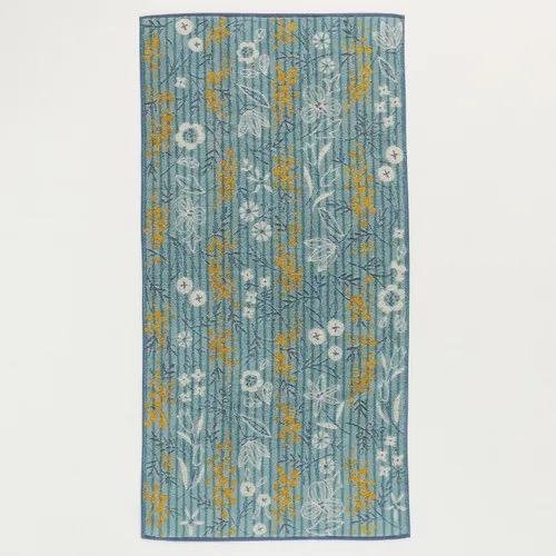 預購 🇯🇵日本進口 NATURA FABBRICA浴巾-花 100%純棉 產地：越南-規格圖6