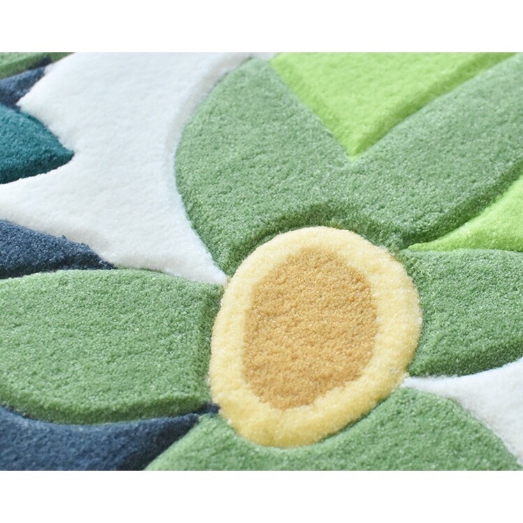 預購 🇯🇵 日本進口 Sybilla花漾地墊/腳踏墊 45×75cm-細節圖8