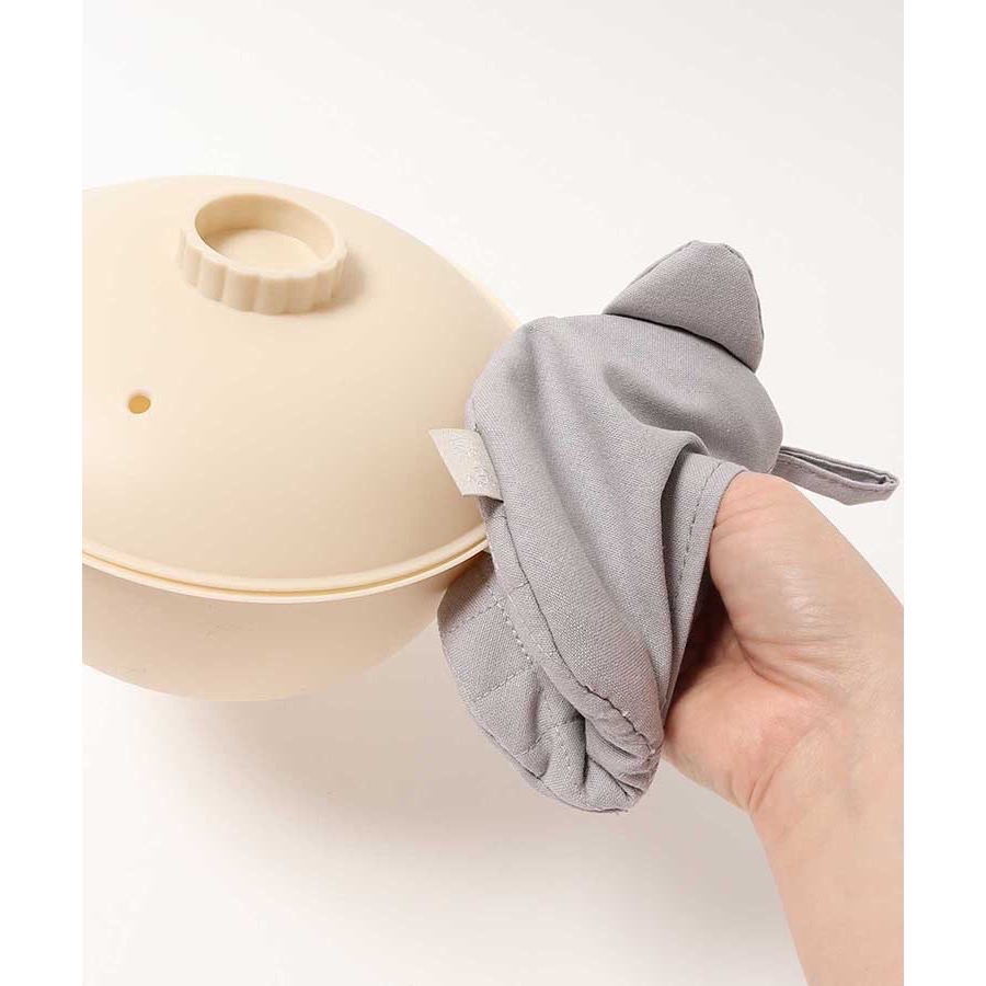 預購 🇯🇵 日本進口 貓咪2way隔熱墊同色2入組 Nyaff 貓臉絎縫 隔熱手套墊  隔熱手套-細節圖7