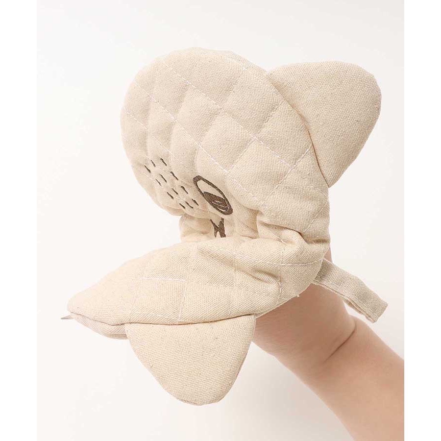 預購 🇯🇵 日本進口 貓咪2way隔熱墊同色2入組 Nyaff 貓臉絎縫 隔熱手套墊  隔熱手套-細節圖8