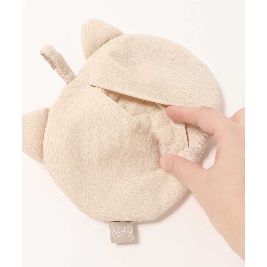 預購 🇯🇵 日本進口 貓咪2way隔熱墊同色2入組 Nyaff 貓臉絎縫 隔熱手套墊  隔熱手套-細節圖9