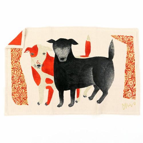 預購 🇯🇵日本進口 插畫家morita MiW 森田美 吸水墊/茶巾/洗碗巾/擦碗巾-細節圖7