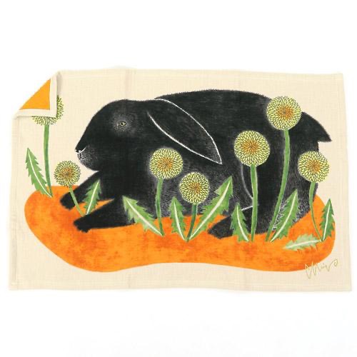 預購 🇯🇵日本進口 插畫家morita MiW 森田美 吸水墊/茶巾/洗碗巾/擦碗巾-細節圖10