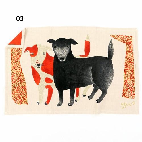 預購 🇯🇵日本進口 插畫家morita MiW 森田美 吸水墊/茶巾/洗碗巾/擦碗巾-規格圖11