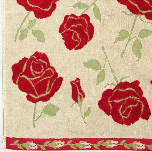 預購 🇯🇵 日本進口 玫瑰今治浴巾 100%純棉 產地：日本-細節圖3