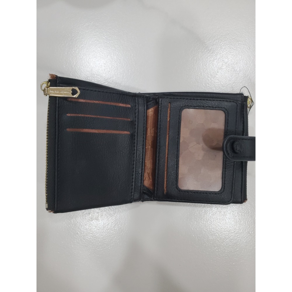 (二手)威臣短夾 雙拉鍊皮夾 軟皮短夾 女生皮夾 女生短夾-細節圖4