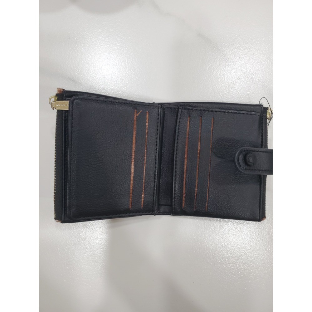 (二手)威臣短夾 雙拉鍊皮夾 軟皮短夾 女生皮夾 女生短夾-細節圖5