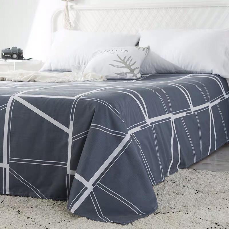 Space幸福空間-純棉床單田園單件雙人1.5/1.8/2米 全棉單人被單學生1.2m床-細節圖2