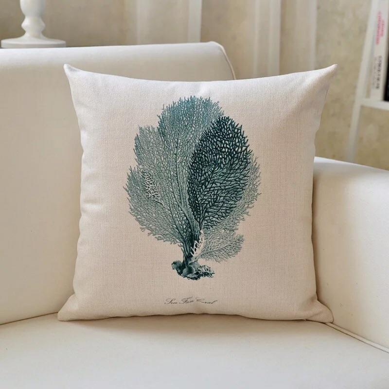 簡約現代加厚亞麻抱枕布-細節圖3