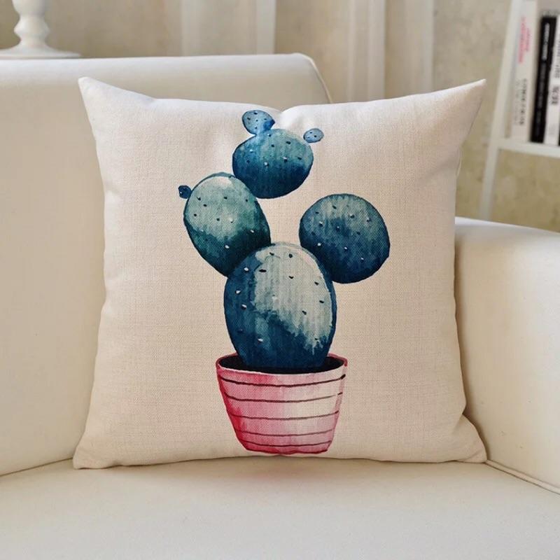 簡約現代加厚亞麻抱枕布-細節圖6