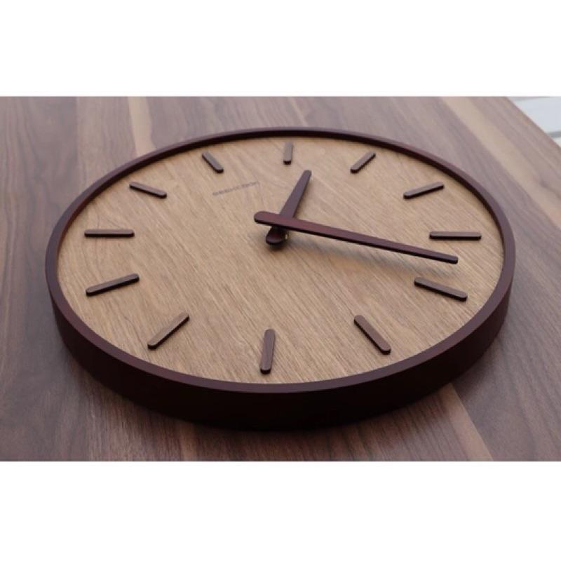 Space幸福空間-無印風靜音木製石英鐘-細節圖6