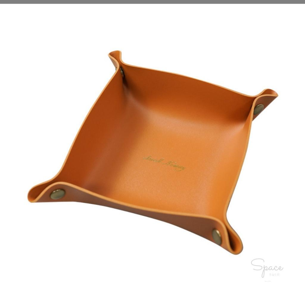 ｜Space幸福空間｜台灣現貨｜北歐皮革玄關收納盤 典雅美觀防水耐磨 飾品收納 鑰匙收納 雜物收納 玄關收納-細節圖5