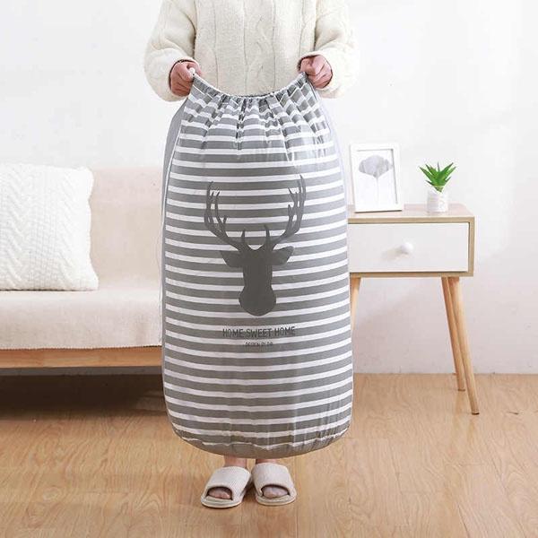 【台灣現貨，5件以上有優惠】束口收納袋 (束口棉被收納袋 防塵袋 整理袋 棉被收納袋 衣物收納袋 收納袋 防塵套 防塵-細節圖6