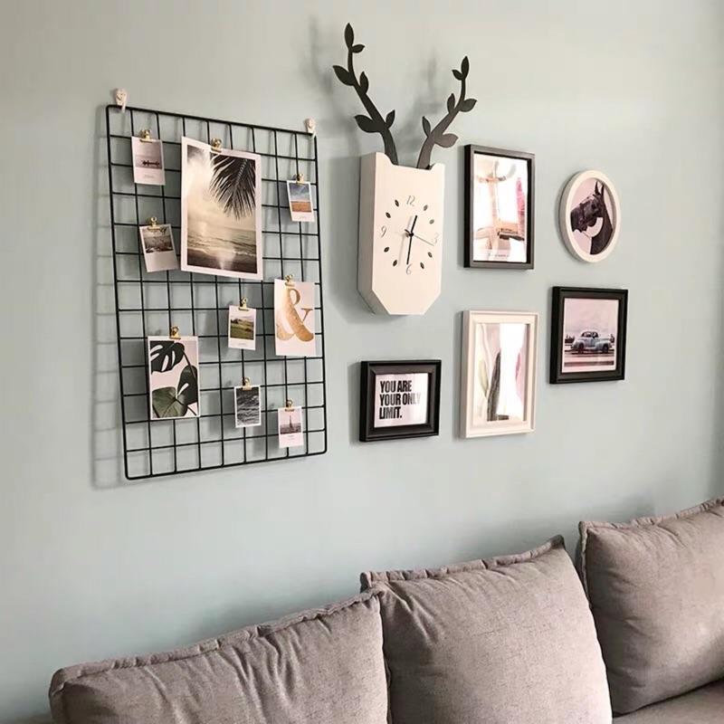 Space幸福空間-現代簡約網格相框牆-細節圖2
