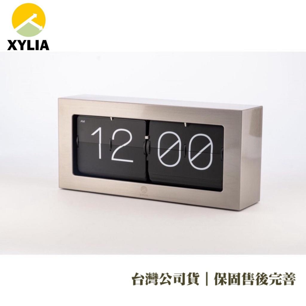 ㊣XYLIA翻頁鐘🇹🇼公司貨㊣｜一年完整保固｜火速發貨_ 不鏽鋼翻頁鐘（搭載外銷歐美日獨家高規瞬秒機芯）-細節圖3