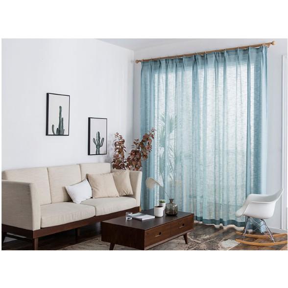 Space幸福空間-亞麻純色窗簾-細節圖2