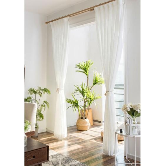 Space幸福空間-亞麻純色窗簾-細節圖6