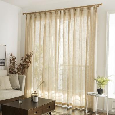 Space幸福空間-亞麻純色窗簾-細節圖7