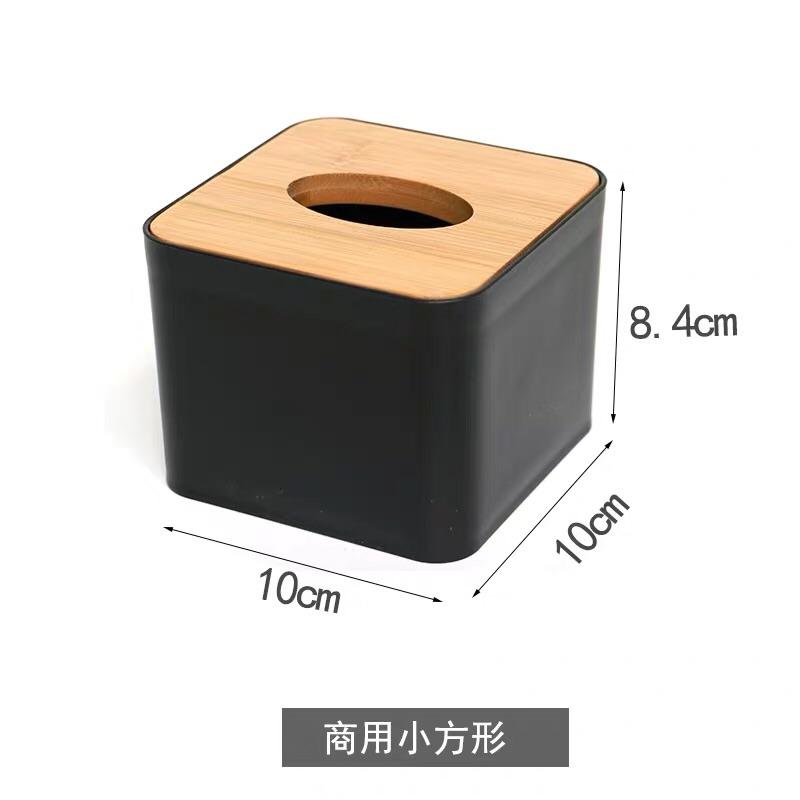 Space幸福空間-無印簡約家用/商用楠木蓋實木蓋面紙盒-細節圖7