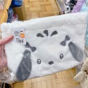 預購🐽日本代購 三麗鷗 Sanrio 絨毛 手提袋 便當袋 小包 HelloKitty 美樂蒂 庫洛米 布丁狗 帕恰狗-規格圖1