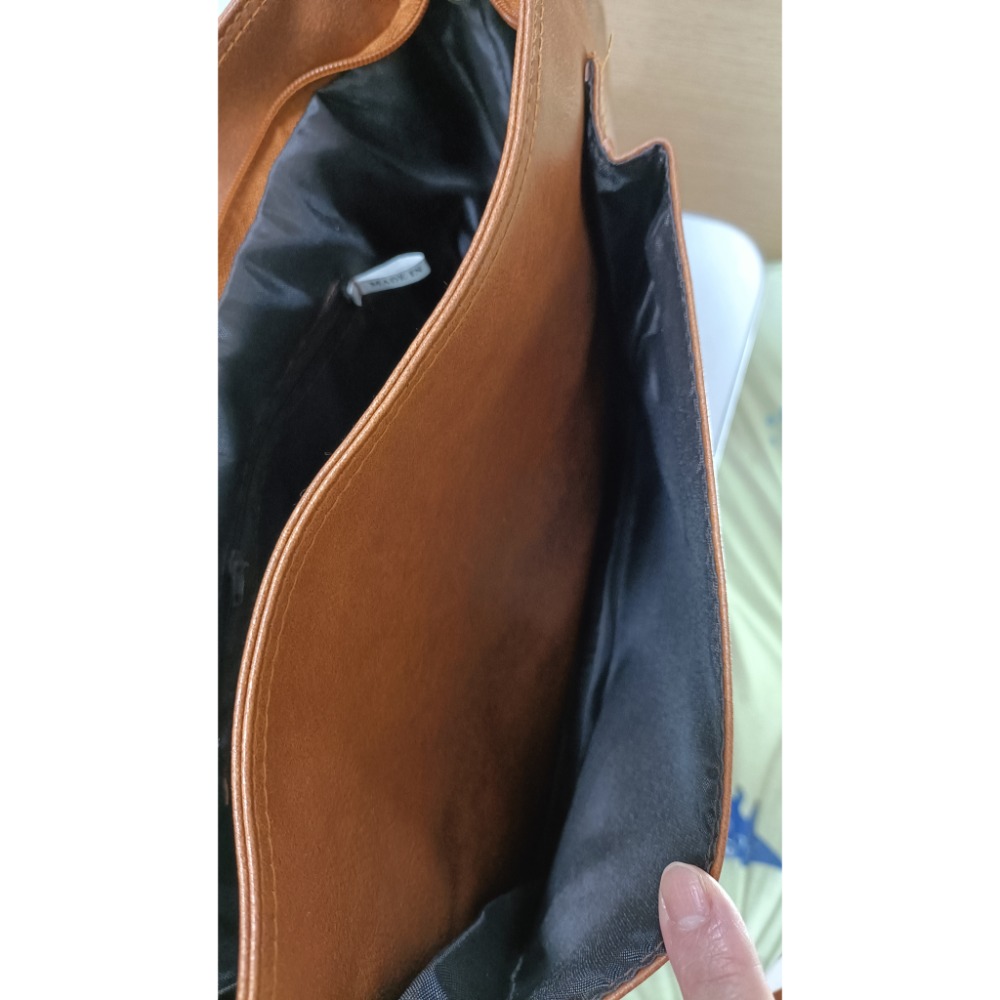 現貨泰國製 手工包 潮牌包 郵差包 書包長37×寬12.5×高27-細節圖5