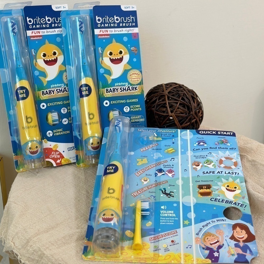 【Baby shark】鯊魚 寶寶 兒童 音樂 電動 刷牙 牙刷/補充刷頭 兒童節 禮物🎵-規格圖6
