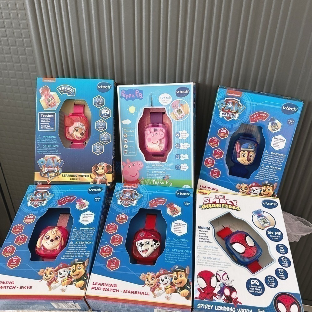 【VTech】兒童 汪汪隊 蜘蛛人 多功能 遊戲 學習 手錶 兒童節 禮物 玩具-細節圖10