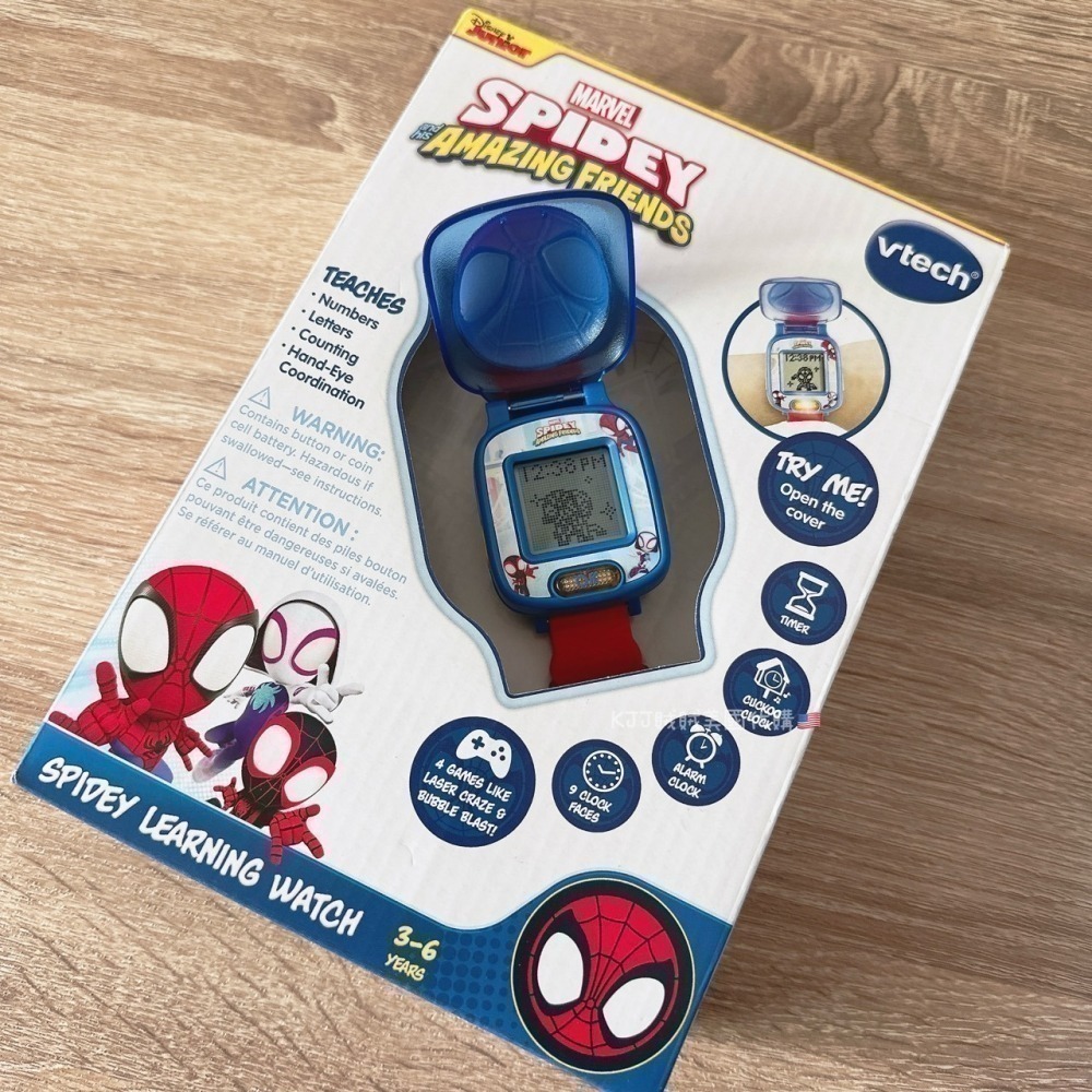 【VTech】兒童 汪汪隊 蜘蛛人 多功能 遊戲 學習 手錶 兒童節 禮物 玩具-細節圖5