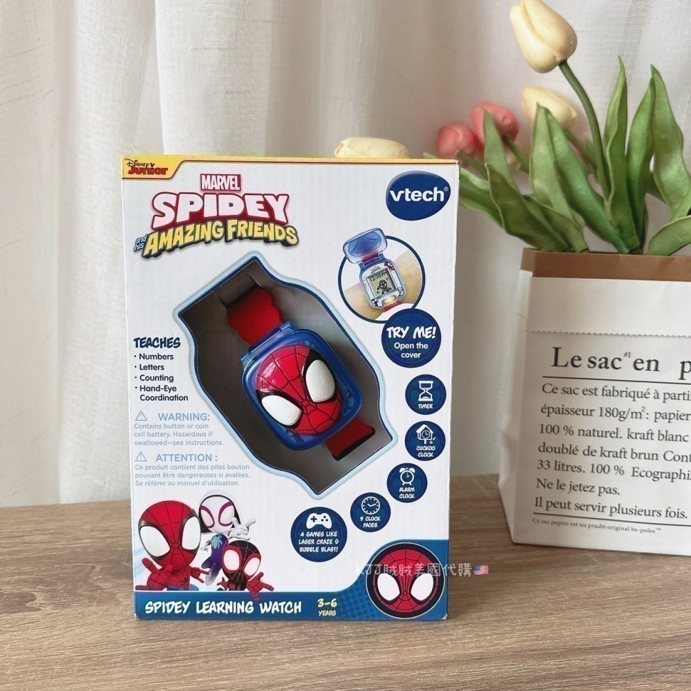 【VTech】兒童 汪汪隊 蜘蛛人 多功能 遊戲 學習 手錶 兒童節 禮物 玩具-細節圖8