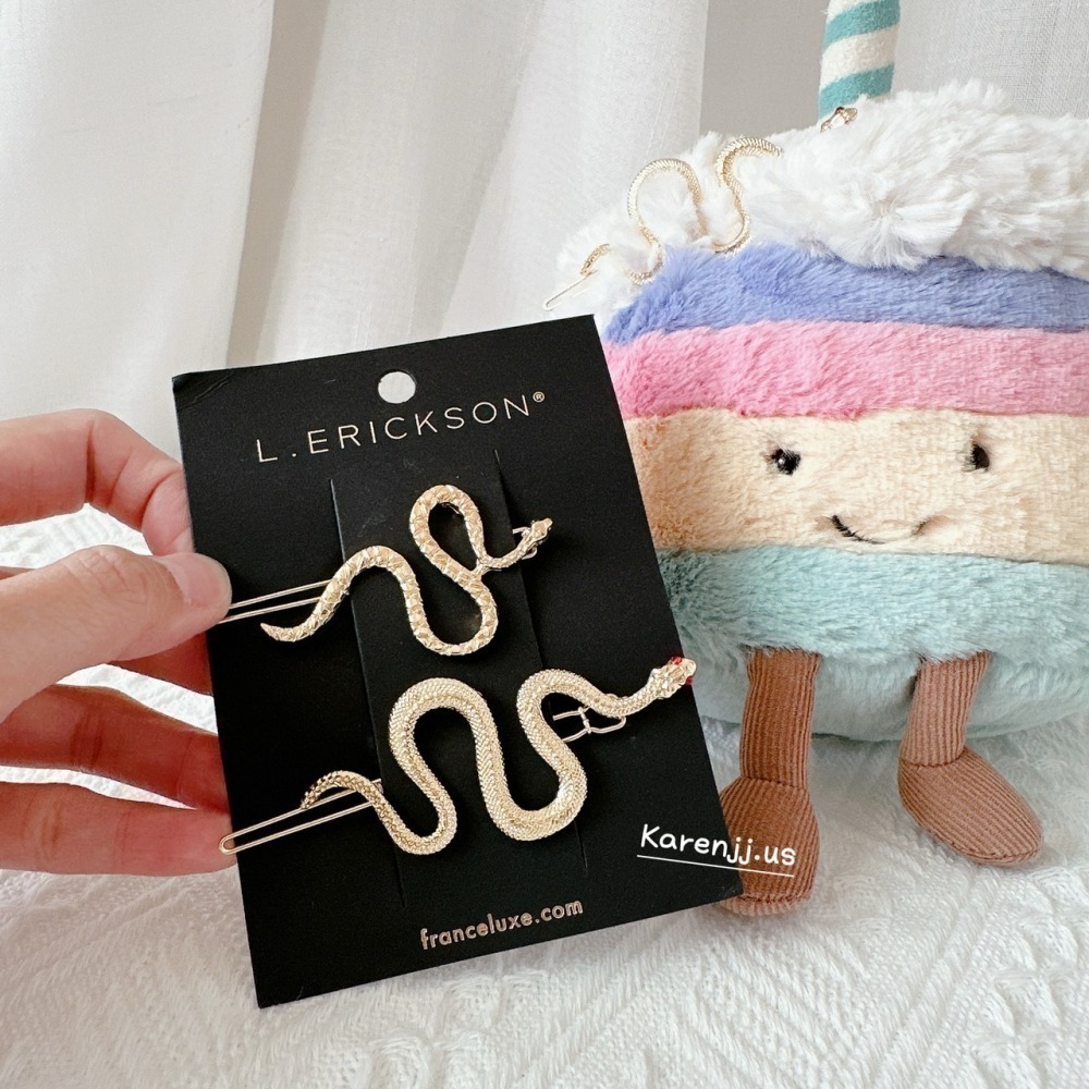 🌸【L. Erickson】 GRAB＆GO PONY 髮圈 髮夾 髮式 一字夾 小抓夾 粗款-細節圖7