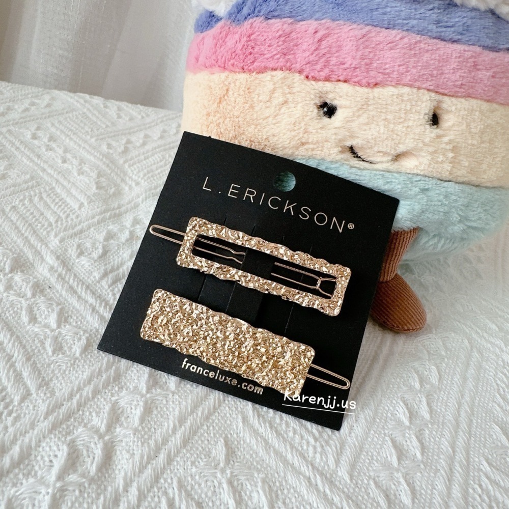 🌸【L. Erickson】 GRAB＆GO PONY 髮圈 髮夾 髮式 一字夾 小抓夾 粗款-細節圖6