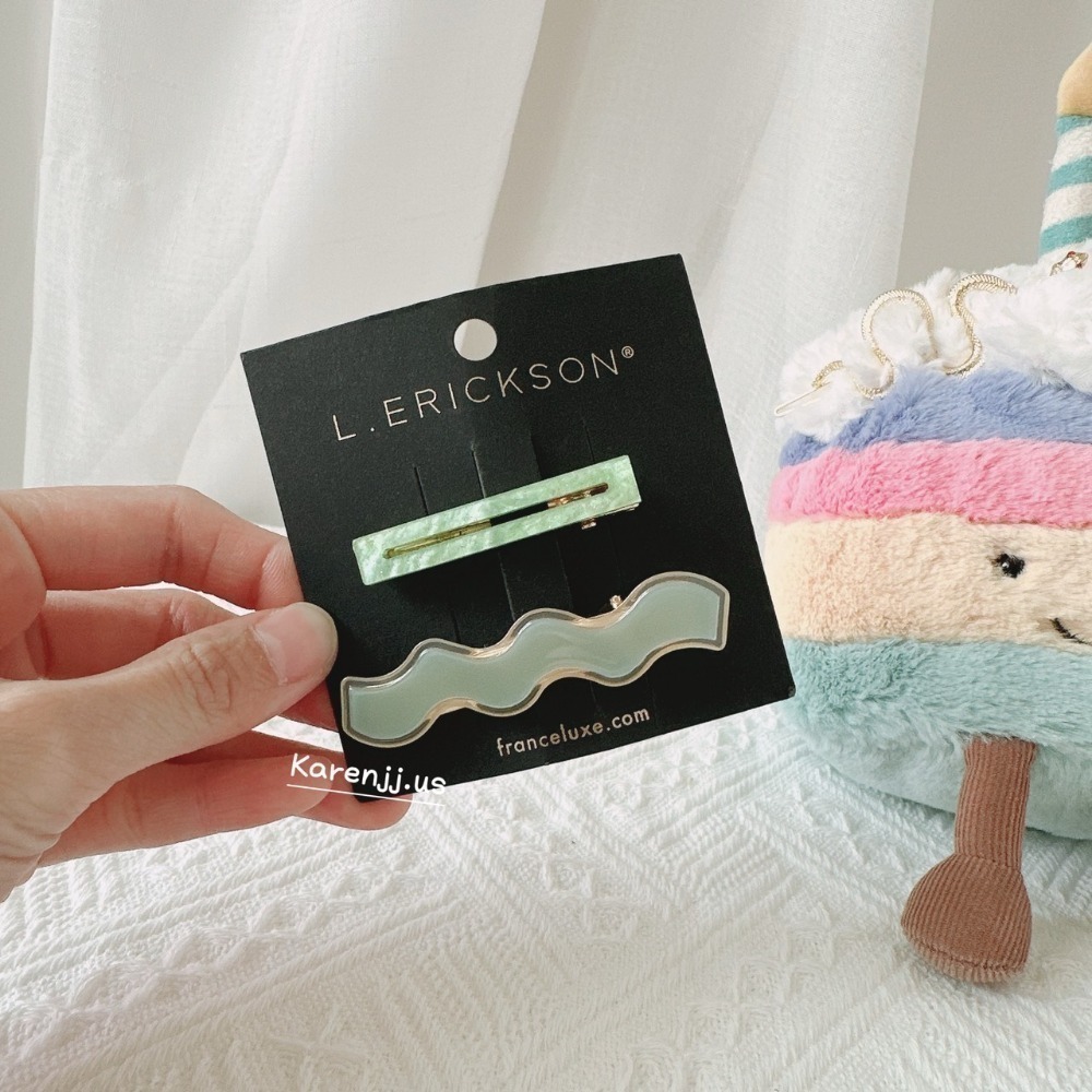 🌸【L. Erickson】 GRAB＆GO PONY 髮圈 髮夾 髮式 一字夾 小抓夾 粗款-規格圖7